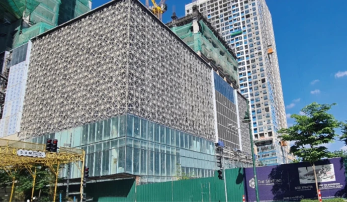 Metal wall cladding
